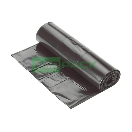 Мешки для мусора 120 литров, 80 мкм, 10 штук, 70*110, дно прямое, обезличенные - Вид 1